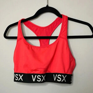 Victorias Secret - Pink & Black racerback sports bra - medium